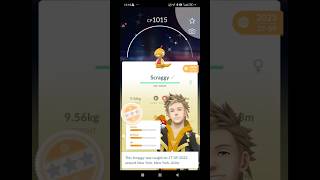 The Surprising Evolution of Shiny Scraggy and Scrafty pokemongo short shiny pokemon [upl. by Jc]