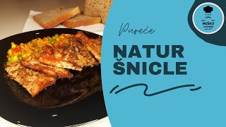 Pureće Natur Šnicle  Recept Muško u Kuhinji [upl. by Royden]