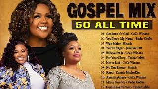 GOODNESS OF GOD  Top 50 Gospel Music Of All Time  CeCe Winans Tasha Cobbs Jekalyn Carr [upl. by Atelokin83]