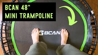 BCAN 48 Mini Trampoline Best Size for Home Trampoline Workout [upl. by Marilou790]