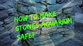 How To Make Rocks Aquarium Safe  Step By Step Tutorial [upl. by Wolram369]