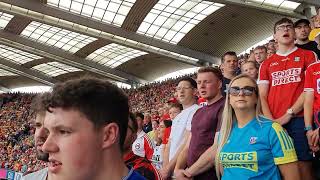 Amhrán na bhFiann  The soldiers song 2024 All Ireland Hurling Final CrokePark [upl. by Vaasta102]