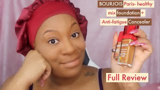 BOURJOIS Paris Healthy mix foundation  Antifatigue Concealer [upl. by Esirtal]