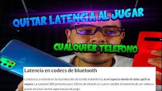 ✅  SOLUCION QUITAR LATENCIA  en audifonos bluetooth 🎶 JUEGA SIN DELAY [upl. by Nilcaj]