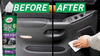 Best Car Interior Cleaner Spray amp Wipe Interior Detailer  Turtle Wax [upl. by Camile]