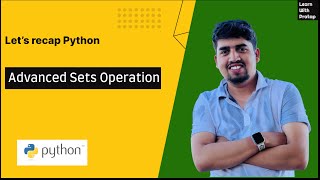 6  Advanced Sets operations in Python  Python for Beginners  Learn with Pratap [upl. by Idzik]