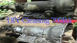 700R4 or 4L60E DIY Cleaning a Transmission for under 5 [upl. by Naujek827]