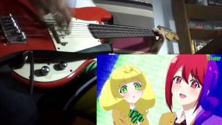 Bass cover Renai Boukun OP Wake Up Girls  Koi De Ai De Boukun desu [upl. by Havard]