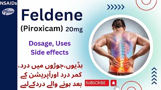 Feldene tablet  Piroxicam  Drug class  Composition  Dosage  Uses  Side effects in Urdu [upl. by Riccardo278]