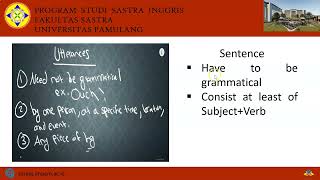 Meeting 11 Sentence Utterance and Proposition [upl. by Ailedua]