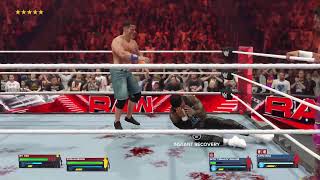 WWE 2K 24 gameplay [upl. by Ettolrahs784]