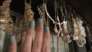 Necklace curtain  ASMR whisper [upl. by Gavan]