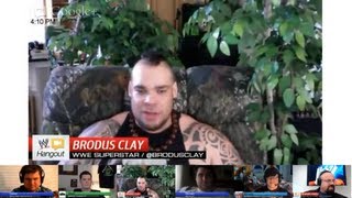 WWE Hangout  May 9 2013 with Special Guest Brodus Clay [upl. by Ahselet]