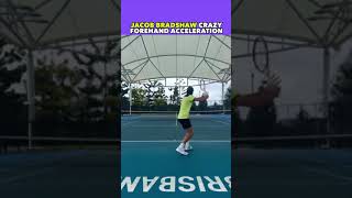 JACOB BRADSHAW CRAZY FOREHAND ACCELERATION tennis shorts [upl. by Deibel]