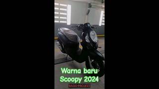 HONDA SCOOPY 2024 PRESTIGEBLACK DOFF SANGAR🤩 honda scoopy new viral automobile [upl. by Werdnaed921]