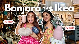 ₹5000 in BANJARA vs ₹5000 in IKEA 😱Shopping ChallengeVlog [upl. by Marelya]