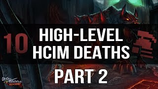 10 of the Highest Leveled HCIM Deaths in OSRS PART 2 [upl. by Tengdin]