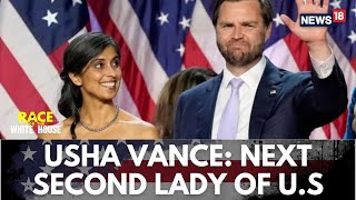 Who Is Usha Vance 1st IndianOrigin Woman Set To Become Second Lady Of US  Trump News  N18G [upl. by Betsey]