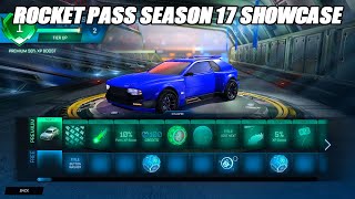 Showcasing All NEW Rocket Pass Season 17 Items  Rocket Pass 17 Showcase [upl. by Welcome]