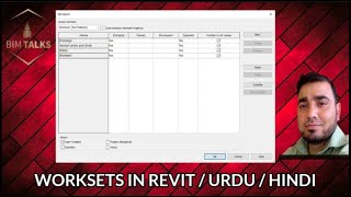 WORKSETS IN REVIT  URDU  HINDI [upl. by Bilski]