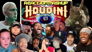 Eminem “Houdini” — Reaction Mashup [upl. by Aruam]