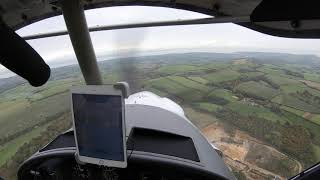 Approach and landing at Sandown Airfield 4k resolution [upl. by Yelyr]