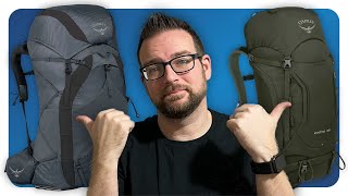 Osprey Exos vs Kestrel  Which is best for Wild Camping [upl. by Midian]