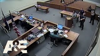 Court Cam Judge Files Complaint Over Deputy Using Excessive Force  AampE [upl. by Aicercul]