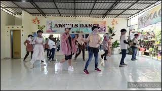 Terlalu Indah Remix Line Dance  Choreo by Ryan amp Kiki INA [upl. by Llenral]