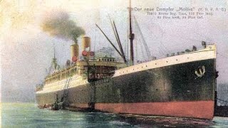 ss Moltke  Hamburg Amerika Line  Jubelklänge Marsch [upl. by Salbu814]