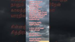 சின்னஞ்சிறு கிளியே song lyrics  shorts [upl. by Ahtamat]