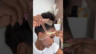 This is a beautiful wig hairstyle wiginstall hairtutorial shorts [upl. by Yekim]