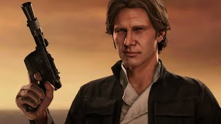 Han Solo vs The Phantom Menace  Battlefront 2 Hero Showdown [upl. by Orville]