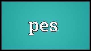 Pes Meaning [upl. by Connolly701]