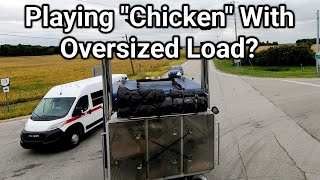 Dangerous Crash Potential In Ohios Oversized Load Route [upl. by Kenimod]