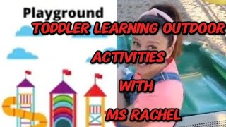 2 year activities play and learn with Ms Rachel at the playground version [upl. by Foulk]