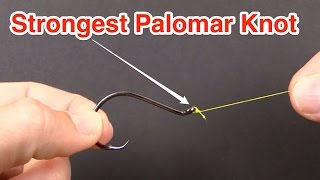 How To Tie The STRONGEST Palomar Knot For Braid Contest WINNER [upl. by Drusilla]