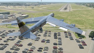 NASA B52 Out Of Fuel And Has To Perform Emergency Landing  XPlane 11 [upl. by Koblick755]