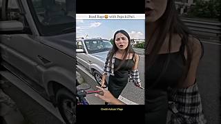 cute girl marte marte bachi😨Road Rãge with cute girl🤬MrBeast shorts bike rider cutegirl [upl. by Diarmit]