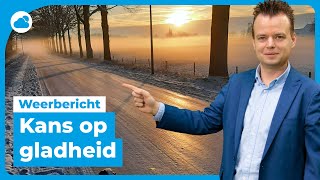 Weekend weerbericht kans op gladheid door ijzel [upl. by Anileba639]