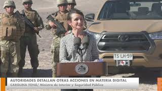 Gobierno entrega vehículos al Ejército para labor de resguardo en la frontera [upl. by Araminta]