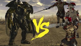 How many Legate Lanius to kill Frank Horrigan  Fallout New Vegas NPC Battle [upl. by Kloster]