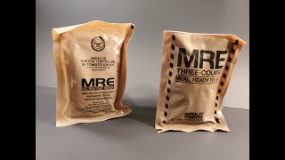 2024 US MRE Cheese Tortellini Review Meal Ready to Eat Taste Testing Comparison to Meal Kit Supply [upl. by Nedaj]