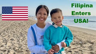 Province Girl Enters USA 🇺🇸 for The First Time Green Card 1st Entry USA [upl. by Loram379]