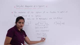 Impulse Response amp Transfer Function of a System [upl. by Idnat]