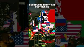 Europeans and their best allies countries geography maping europe mapper traveling map sub [upl. by Concha]