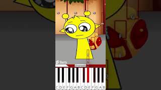 POV Dont Leave Baby Jevin Alone Simon Dont Bully  Sprunki wantoons  Octave Piano Tutorial [upl. by Olinad387]