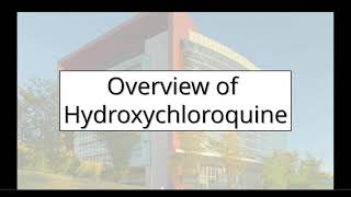 Hydroxychloroquine A Rheumatology Overview [upl. by Lladnik421]