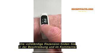 Produktbewertung TOOBUR Fitness Tracker mit schrittzähler Fitnessuhr mit Wasserdicht Pulsuhr mit He [upl. by Pettit931]