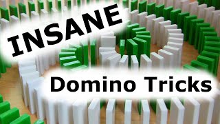 Dominoes Falling for INSANE Domino Tricks [upl. by Gayelord]